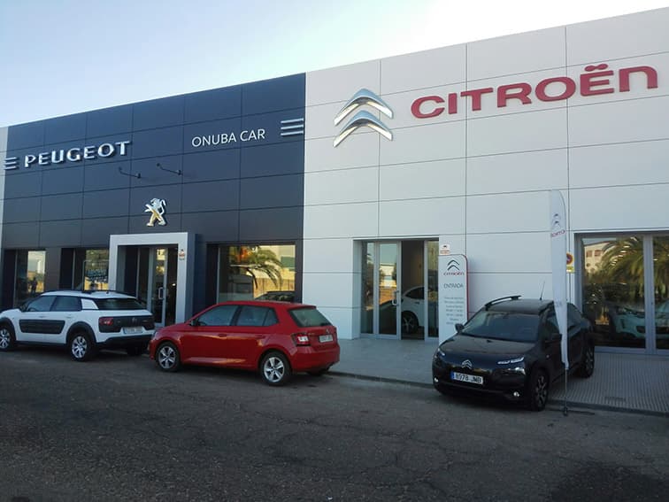 Onuba Car / Hucar: Nuevo concesionario oficial Peugeot - Citroën en Bollullos Par del Condado (Huelva)