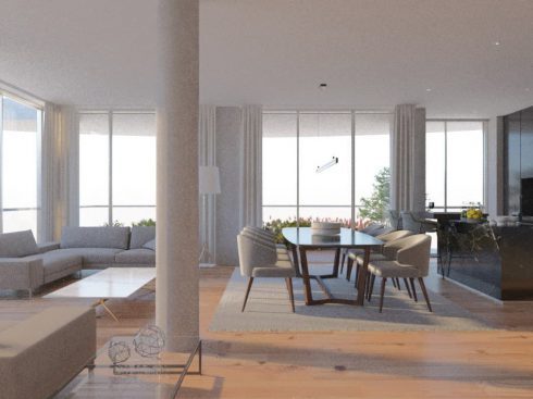 Kronos: Propuesta edificio de viviendas en Valencia. Concurso