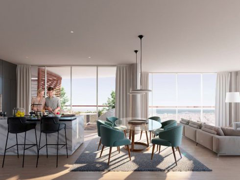 Kronos: Propuesta edificio de viviendas en Valencia. Concurso