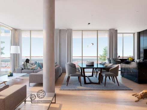 Kronos: Propuesta edificio de viviendas en Valencia. Concurso