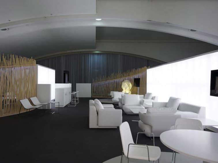 Instalaciones para el “Village” del Open 500 Tenis (Valencia)