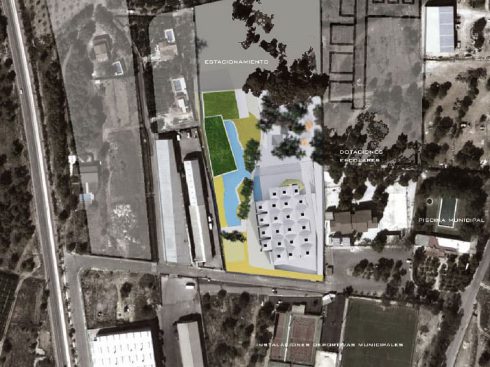 Anteproyecto de Polideportivo con Rocódromo, en Polop (Alicante)