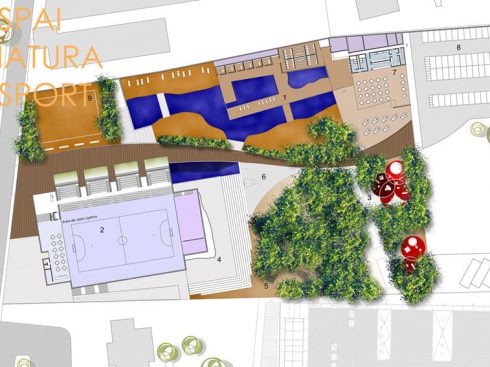 Anteproyecto de Polideportivo con Rocódromo, en Polop (Alicante)