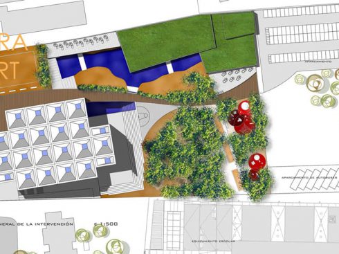 Anteproyecto de Polideportivo con Rocódromo, en Polop (Alicante)